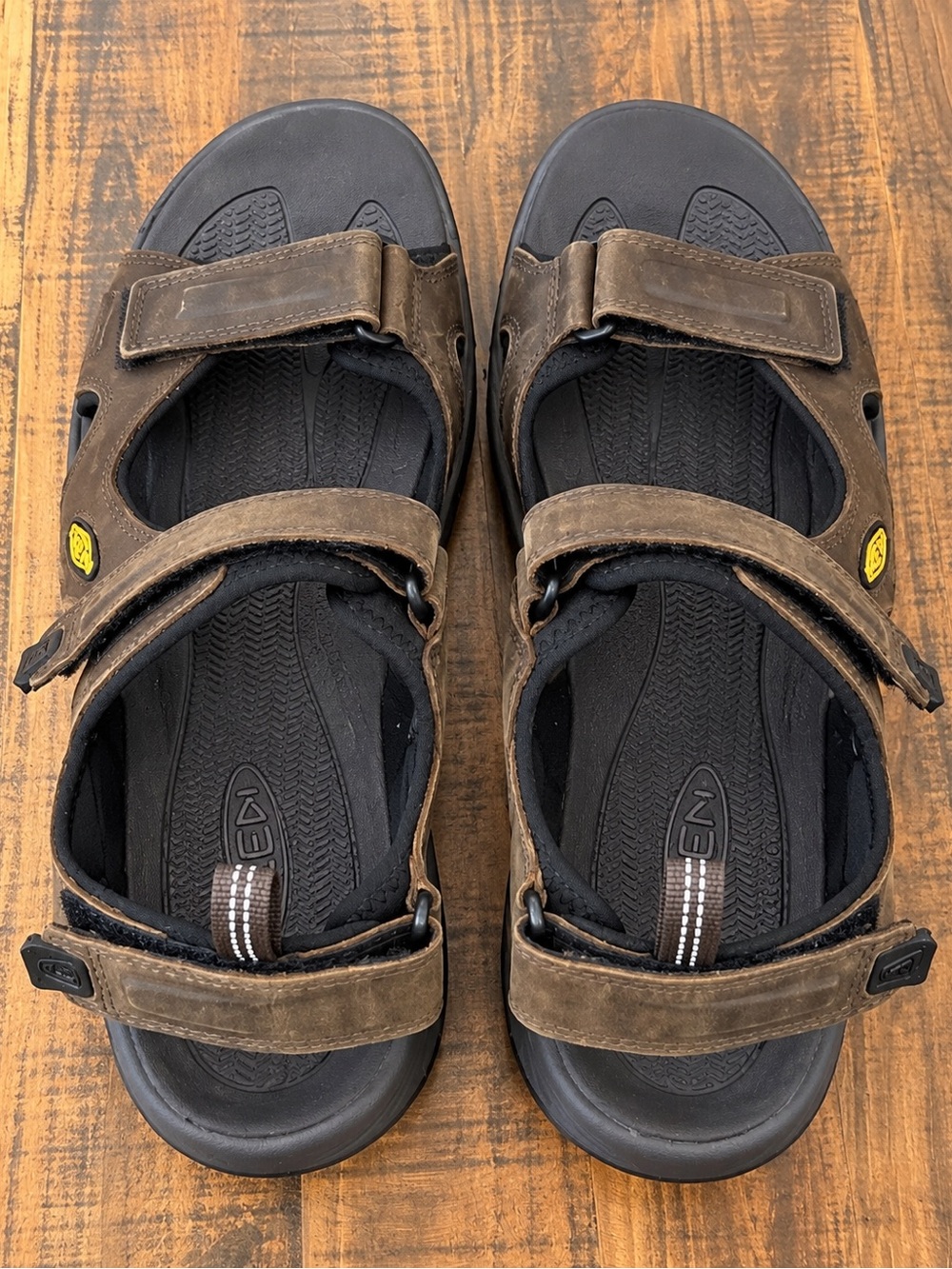 KEEN Targhee III Men’s Size 14 Bison Brown Open Toe Hiking Sandals Vibram